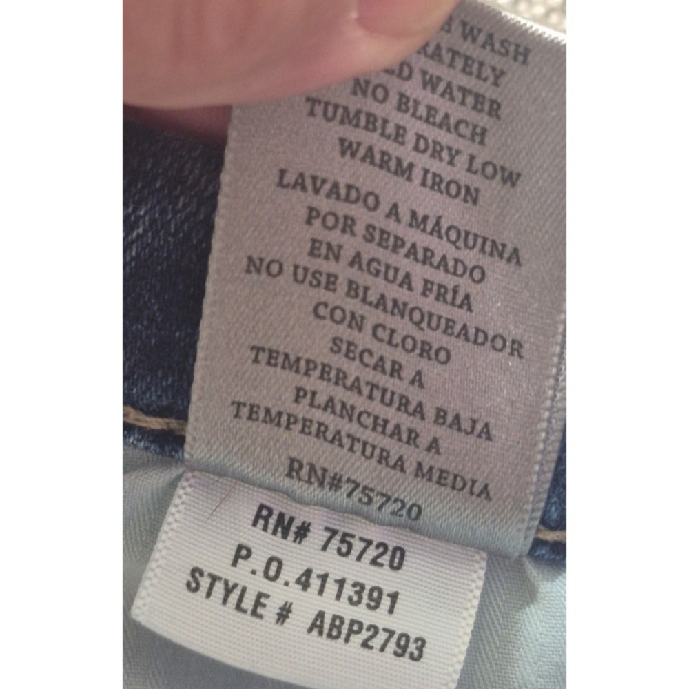 BKE Carter straight leg women denim blue jeans sz 31L Cotton stretch medium wash - Picture 12 of 15